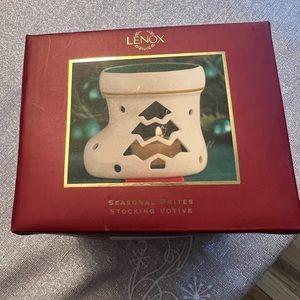 Lenox stocking votive